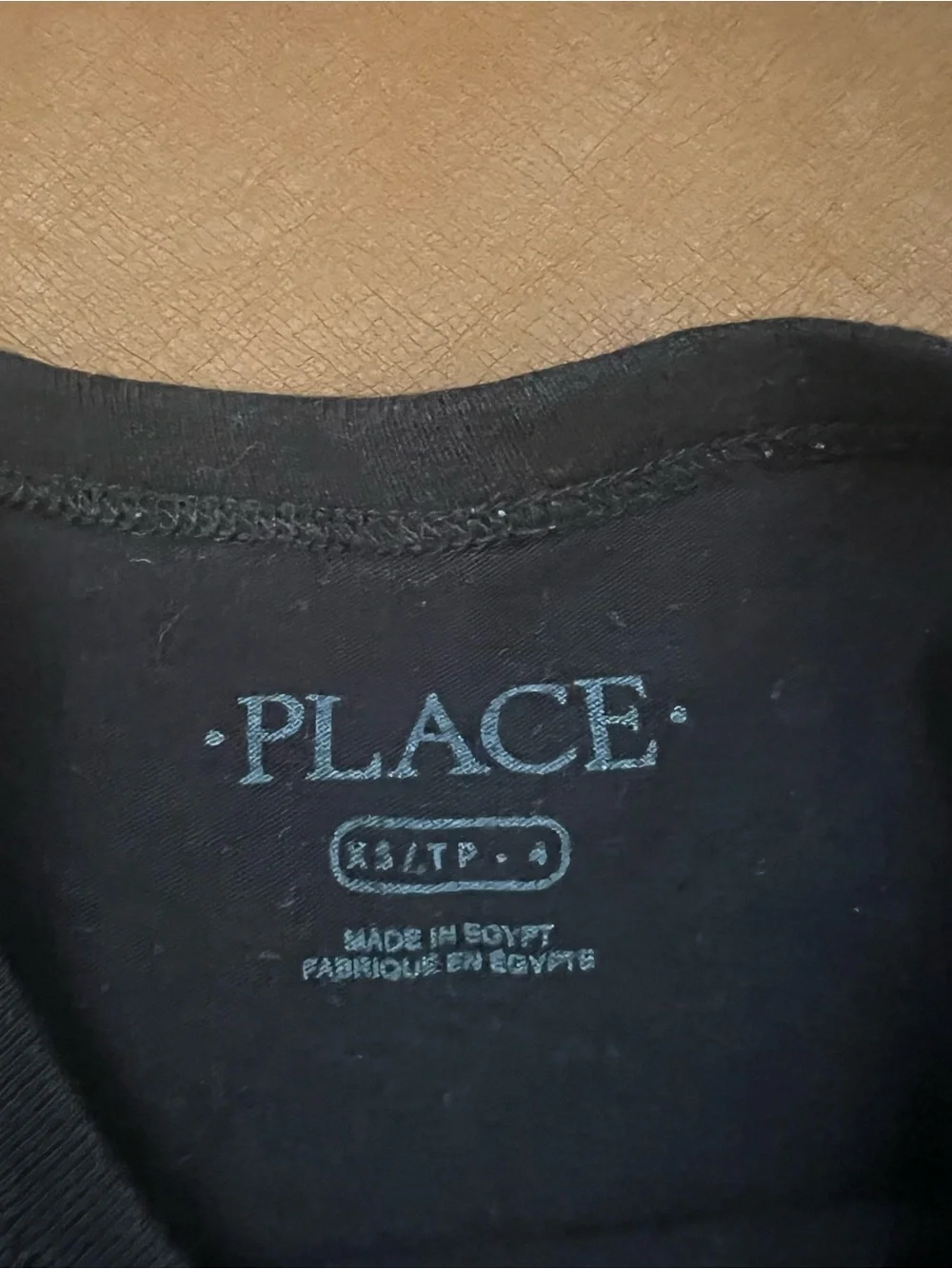 The Children Place Brocrastinate Graphic Tee - Black with Orange & White Text 4